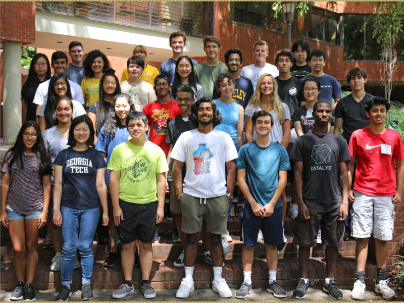 High school students attending the Seth Bonder Camp in Computational and Data Science for Engineering